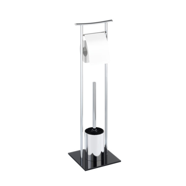 Wenko Abou Freestanding Toilet Roll and Brush Holder Wayfair.co.uk